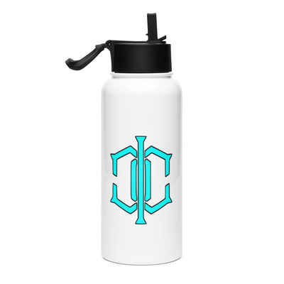 Ice cold cornhole stainless steel water bottle with a straw lid - Thumbnail 5