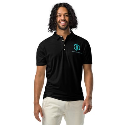 Ice cold cornhole slim fit polo - Thumbnail 4