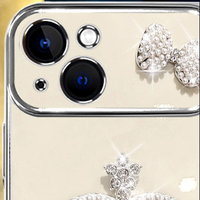 Diamond Mirror Case With Stand For iPhone 17 16 15 IPS710 - Thumbnail 4