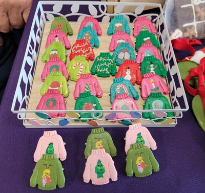 Ugly Sweater pin- custom