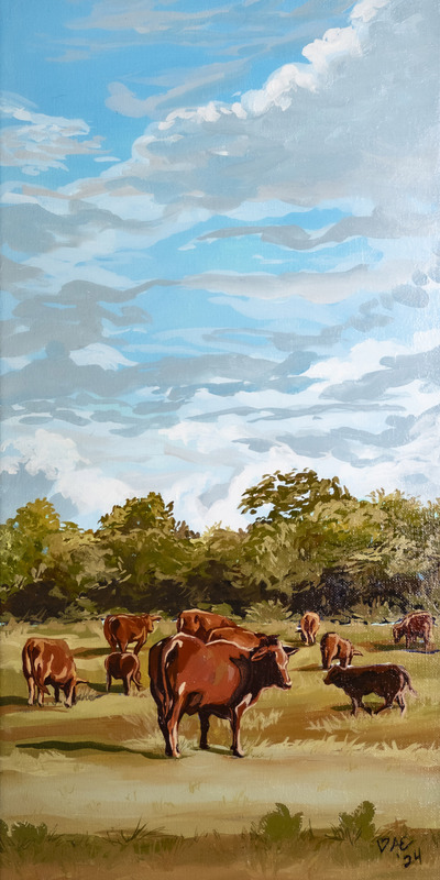 Custom Watercolor Landscape