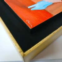 Painting by delChicca "Child's play"  - Thumbnail 7