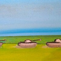 Painting by delChicca "Child's play"  - Thumbnail 5