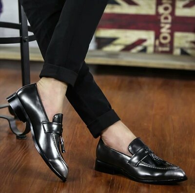 Men's wedding shoes retro brogue style men's shoes