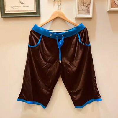 2PK Wangjiang men's drawstring quick-drying sports running gym shorts Coffee 2012ZK