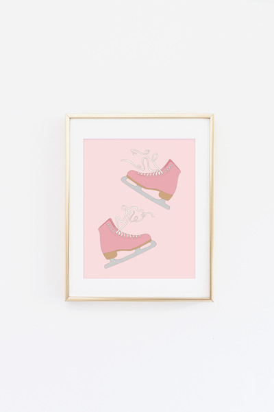 Ice Skates 3 Print