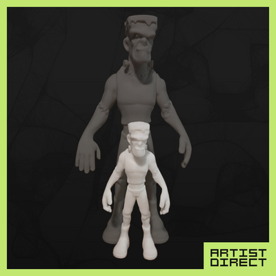 Frankenheezz 4” Blank Resin Frankie J Figure