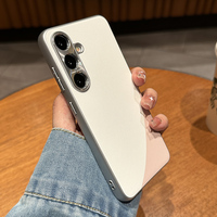 Contrast Color Real Leather Case For Samsung S24 23 22 SG704 - Thumbnail 2