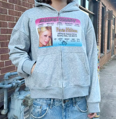 PARIS HILTON ZIP UP JACKET