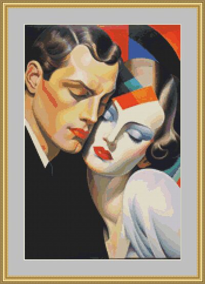 Art Deco Elegance Cross Stitch Pattern