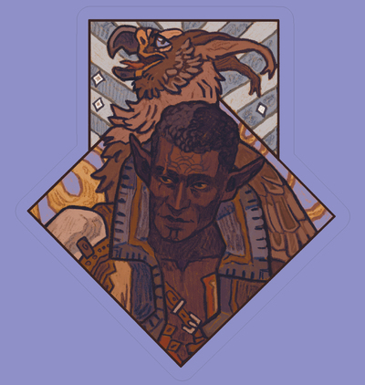 DA: Davrin, keychain/print/sticker