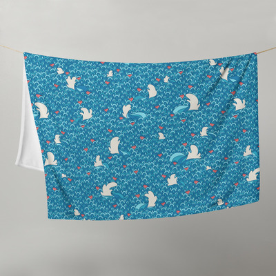 Sea throw Blanket