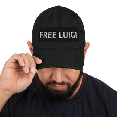 FREE LUIGI Distressed Dad Hat