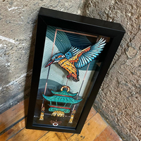 "Tori no ō" Limited Edition Print Shadowbox - Thumbnail 3