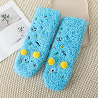 Soft Warm Cute Cartoon Fleece Socks - Thumbnail 6