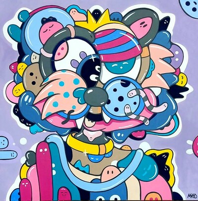 Painting by Maddalena (MAD) "LEONESANTONE"