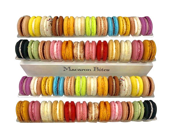 French Macarons - Macaron Bites Assorted Macarons, 48 Count