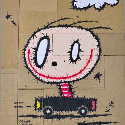 đ§łpainting by celipe perroloco "city boy"  - Thumbnail 4