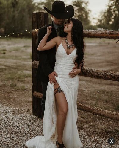 Sexy Sheath Wedding Dress, Lace Bridal Dress Wedding Gown