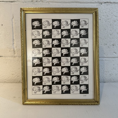 SOLD🔴 "Checkers" by Erica Linnemann