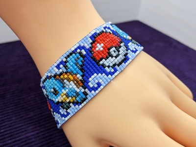 Pixel Bracelet - Water Turtle