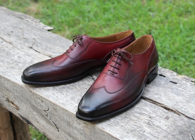 Crafted Leather Classic Men Wingtip Oxford Dress Shoes