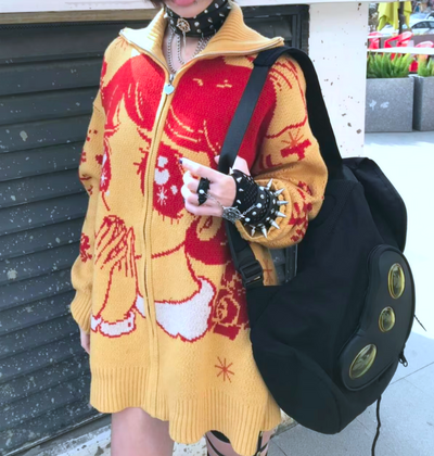 ANIME ZIP UP CARDIGAN