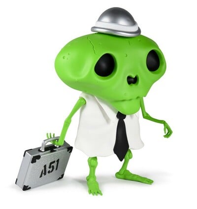 ArTToy “Karoshi San Area 51 Edition” by Andrew Bell