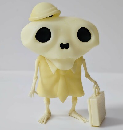 ArTToy “Karoshi San Working late Edition” by Andrew Bell