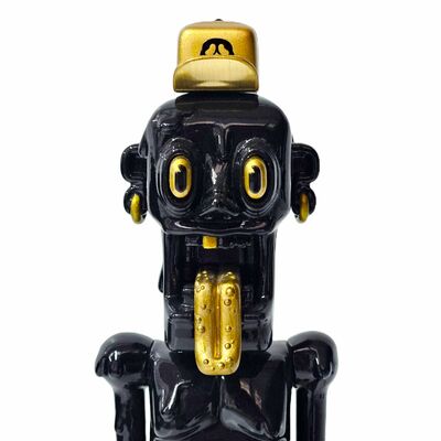 ArTToy by Rultron (Label 6Forest) "Jelly Buddy Black & Gold version"
