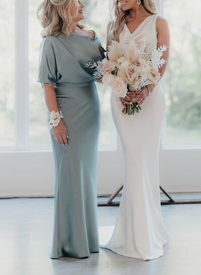 Elegant Sheath Mother of Bride Groom Dress