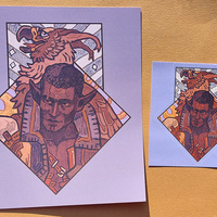 DA: Davrin, keychain/print/sticker - Thumbnail 3