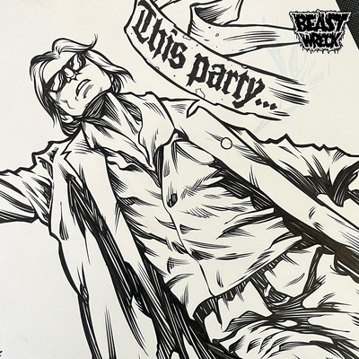 BREAKFAST CLUB - BENDER ink artwork