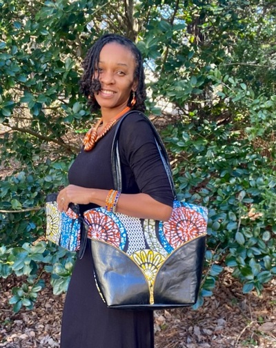 Cultural Print Pocketbook w/ Matching Wristlet