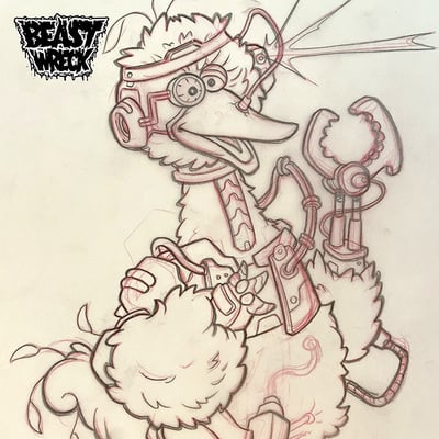 Big borg pencil art - Thumbnail 4