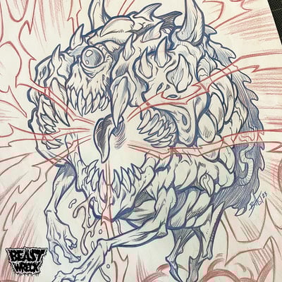 DOOM: CACODEMON pencil art