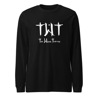 Two Wheel Therapy "Keep The Rubber Side Down" Unisex Long Sleeve Tee