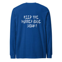 Two Wheel Therapy "Keep The Rubber Side Down" Unisex Long Sleeve Tee - Thumbnail 9