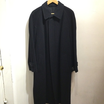 Comme des Garçons Homme Deux dark navy raglan coat 97