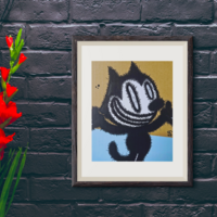 📺Drawing by Celipe Perroloco "Corrupted Black Cat"  - Thumbnail 2