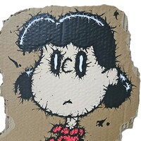 📺Painting by Celipe Perroloco "CORRUPTED GIRL"  - Thumbnail 1