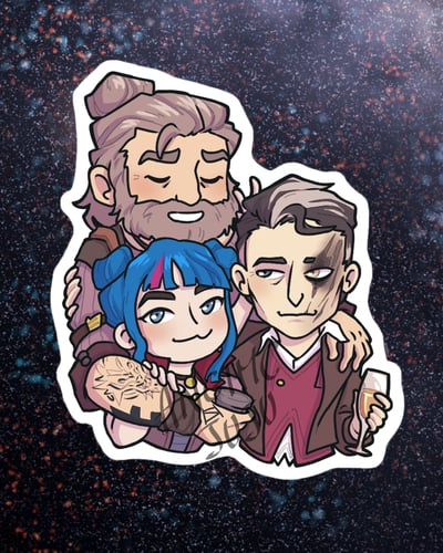 Arcane Family Au Sticker