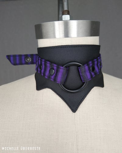 OOAK Bloodlines Choker - Purple Stripe