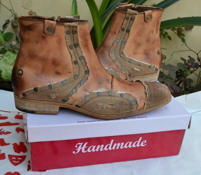 New Unique and Classic Men Leather Jodhpur Boot