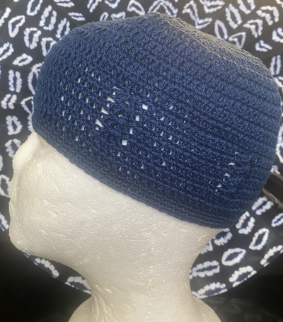 Navy blue keepah (Handmade)