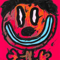 đTriptych Drawing by Celipe Perroloco "The Other Side of the Smile"  - Thumbnail 2