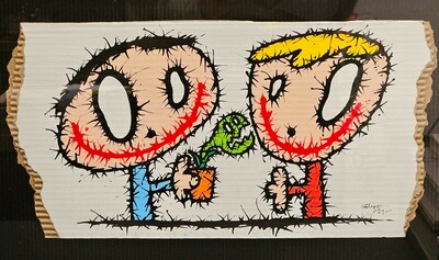 🌷Drawing by Celipe Perroloco "Soul Mates with carnivorous plants"