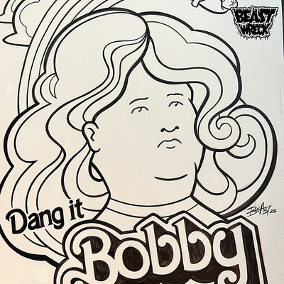 DANG IT, BOBBY pencil or ink art