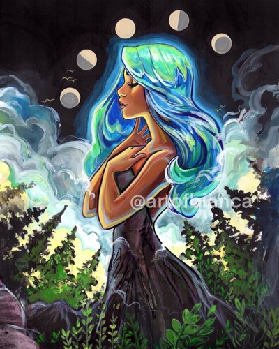Goddess Earth 8x10 Print