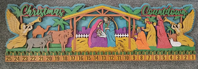 295 Nativity Christmas Countdown Craft